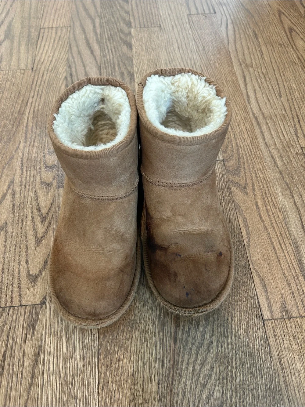 Kids Ugg classic II water resistant genuine shearling boot